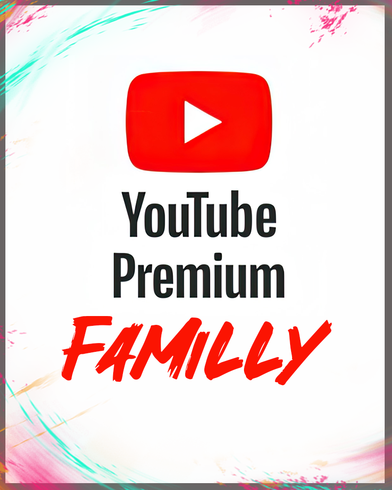 YouTube Premium Familly - 1/12 mois - Vaulta Game